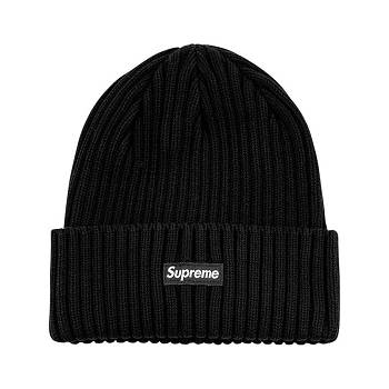 Chapeaux Supreme Overdyed Logo Beanie Noir | FR108KI