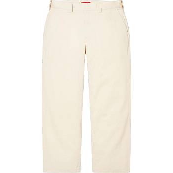 Pantalon Supreme Travail Pant Blanche | FR422ZG