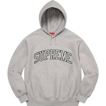 Sweats Supreme Glitter Arc Encapuchonné Grise | FR299QZ